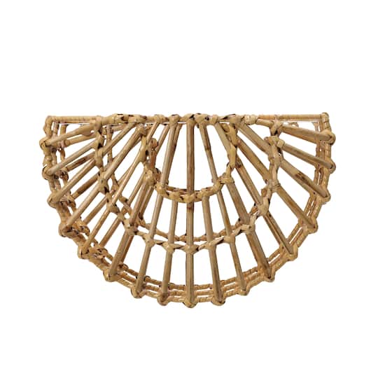 Hello Honey® Natural Mesa Woven Cane Wall Pocket